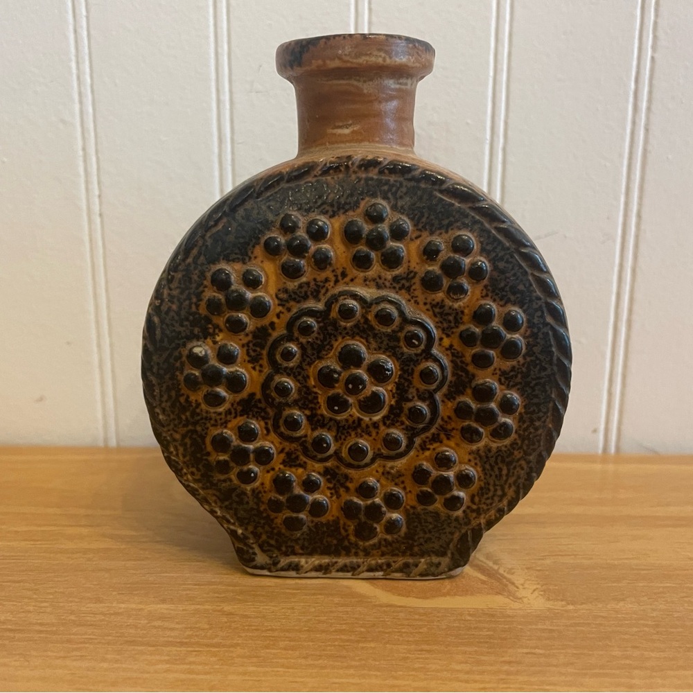 70's- Vintage Japanese Earthenware BUD VASE - Takahashi Pottery Stoneware 1970s